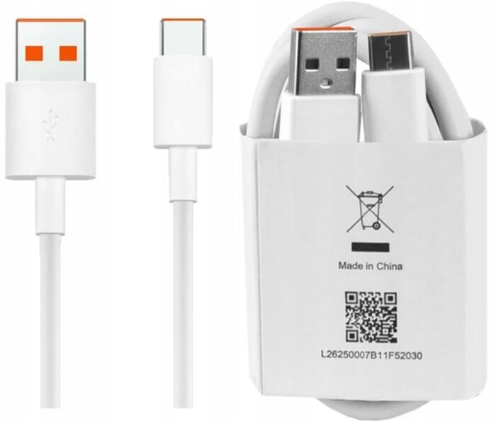 Kabel USB-USB_C 100cm biały super Super szybkie ładowanie