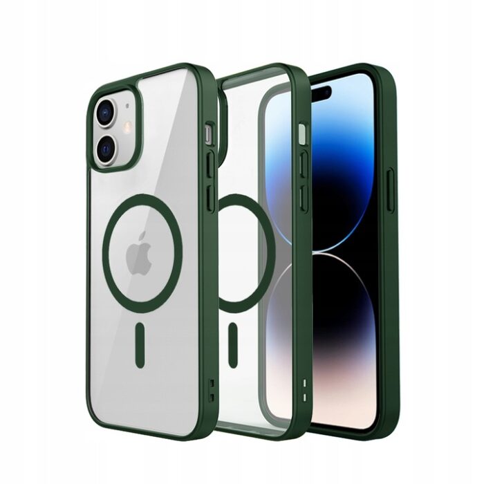 Nakładka Satin Clear Mag do iPhone 11 Zielony las - obrazek 2