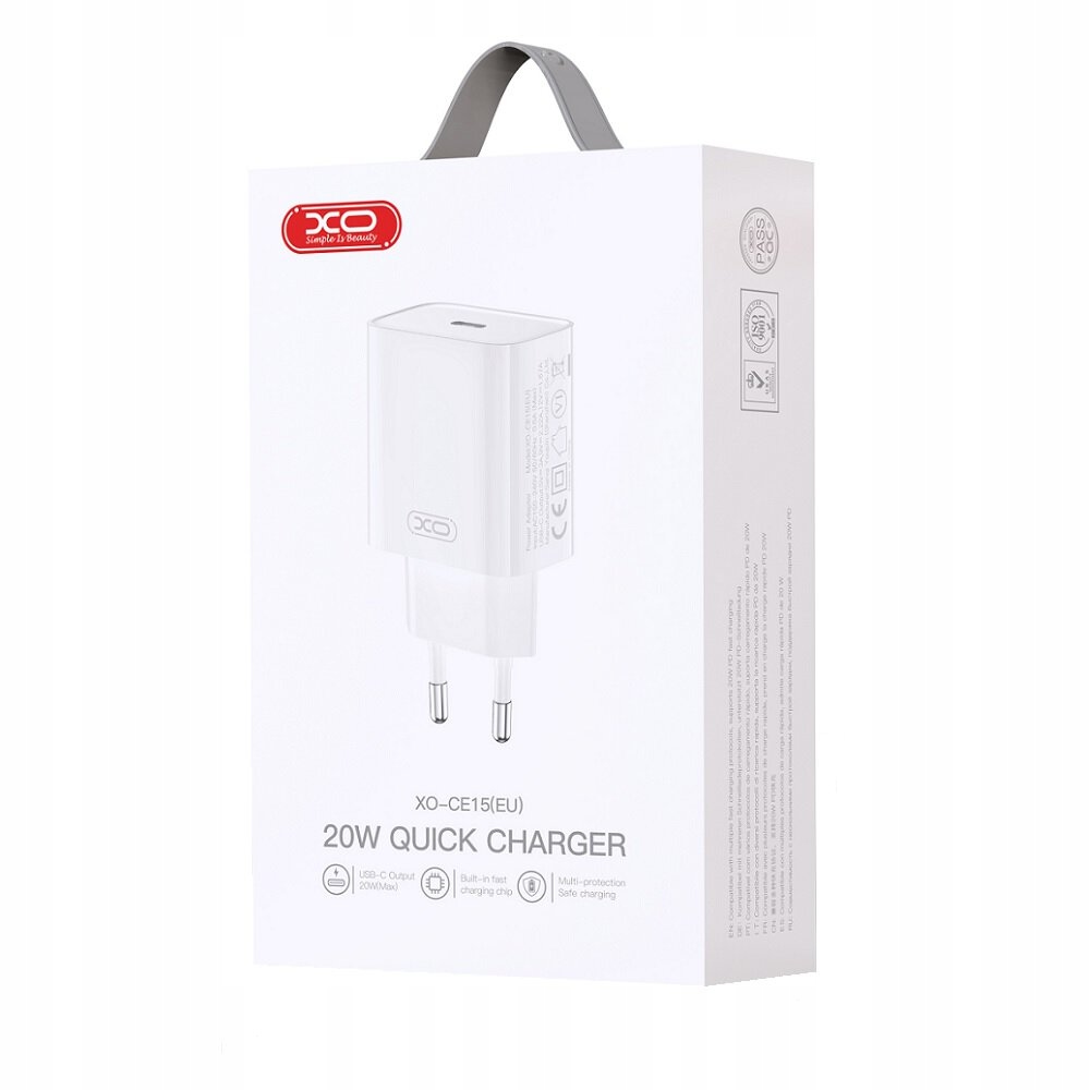 Ładowarka sieciowa XO CE15 USB-C Power Delivery 20W - obrazek 3
