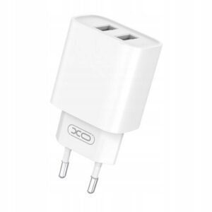 XO Ładowarka Sieciowa CE02C 2x USB 2.1A biała