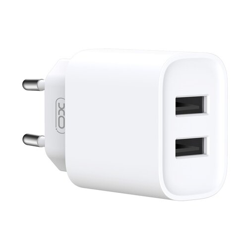 XO Ładowarka Sieciowa CE02C 2x USB 2.1A biała - obrazek 2