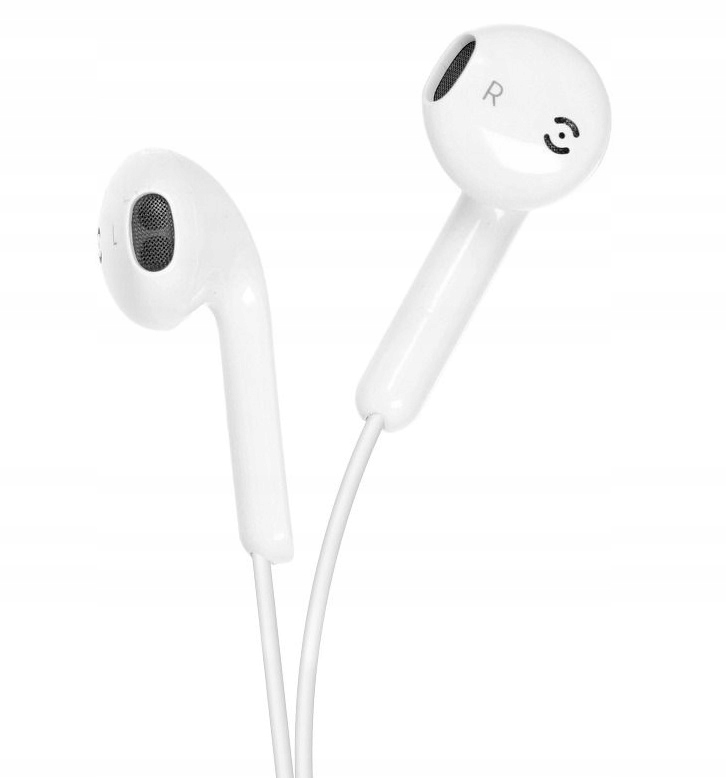 FORCELL słuchawki Stereo do Apple iPhone Lightning 8-pin biały HR-ME25 - obrazek 2