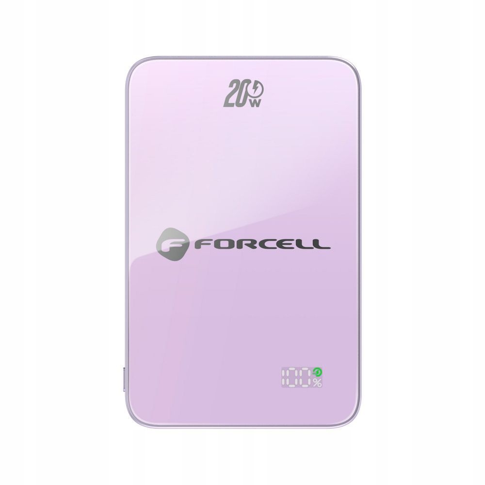 Powerbank Forcell 5000 mAh fioletowy