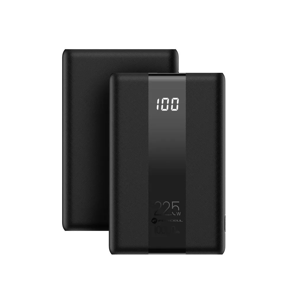 Powerbank Forcell F-Energy Energo P10K2 QC3.0 PD 3A 22,5W 10000 mAh czarny - obrazek 2