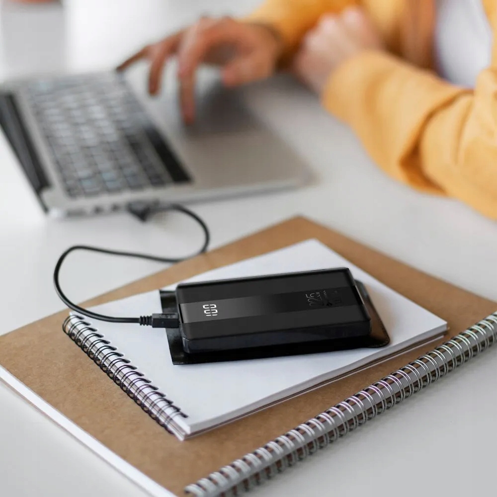 Powerbank Forcell F-Energy Energo P10K2 QC3.0 PD 3A 22,5W 10000 mAh czarny - obrazek 6