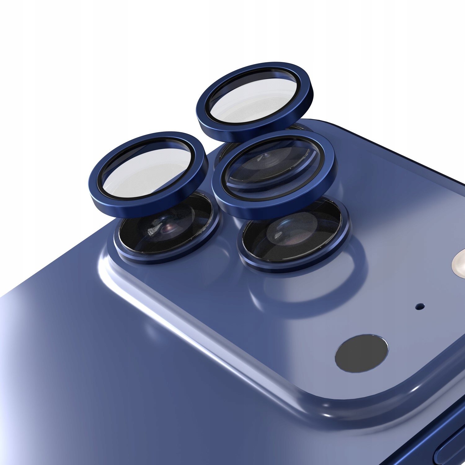 Etteri szkło na aparat do iPhone 17 Pro / 17 Pro Max niebieskie - obrazek 2