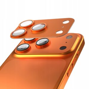 Etteri pełna ochrona aparatów do iPhone 17 Pro pomarańczowa