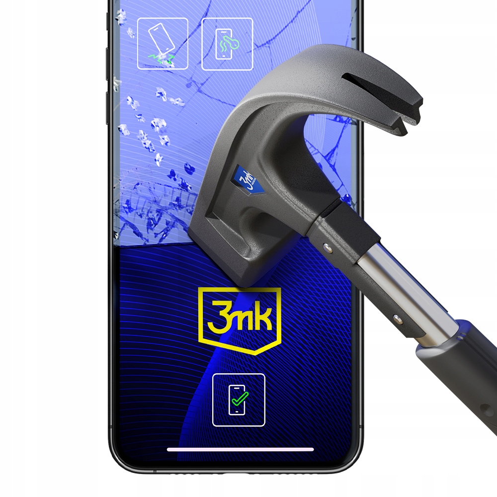 Szkło ochronne hybrydowe 3mk FlexibleGlass na ekran Apple iPhone 17 Pro Max - obrazek 5