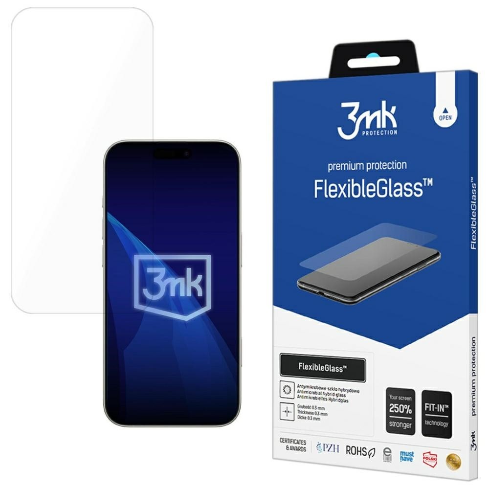 Szkło ochronne hybrydowe 3mk FlexibleGlass na ekran Apple iPhone 17 Pro Max - obrazek 10