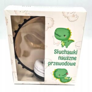Słuchawki nauszne smarty kid czarny-biały