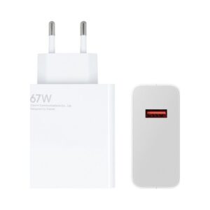 XIAOMI oryginalna ładowarka sieciowa USB A QC3.0 3A 67W MDY12-EH biała bulk