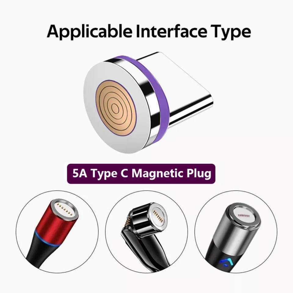 Adapter magnetyczny Micro Super Fast charging - obrazek 4