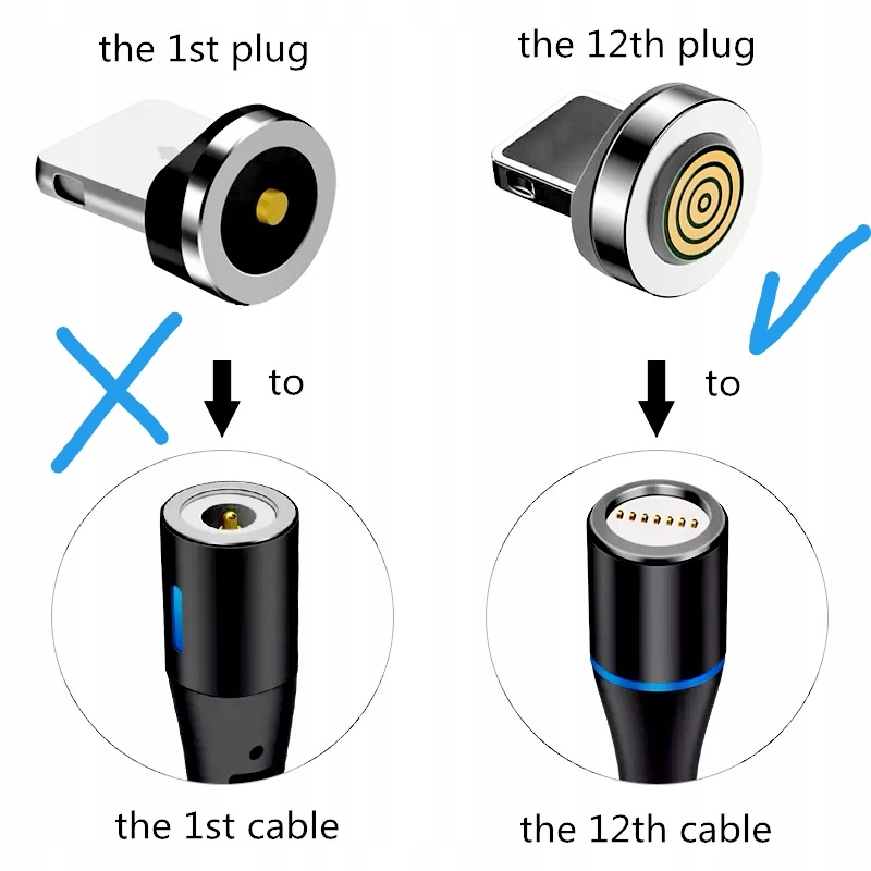 Adapter magnetyczny Micro Super Fast charging - obrazek 6