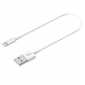 Kabel Biały USB_A na Lightning 0,2 m