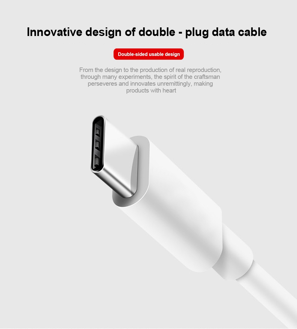 Kabel biały USB_A na USB-C 0,2 m - obrazek 3