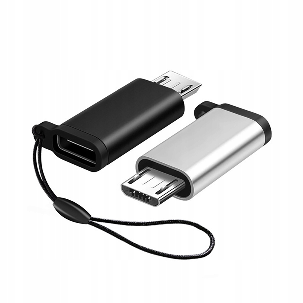 Adapter przejściówka Mico na USB_C aluminiowa gold color - obrazek 10