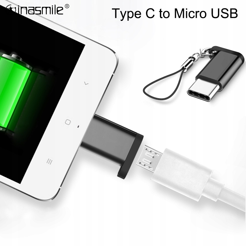 Adapter przejściówka USB_C na Mico aluminiowa gold color - obrazek 9