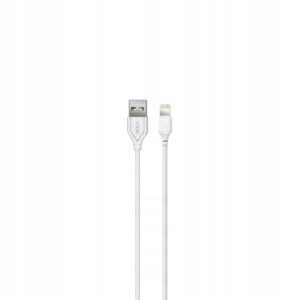 XO kabel NB103 USB - Lightning 1,0 m 2,1A biały