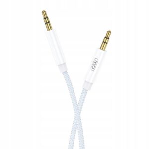 XO kabel audio NB-R211C jack 3,5mm - jack 3,5mm 1,0 m biało-niebieski