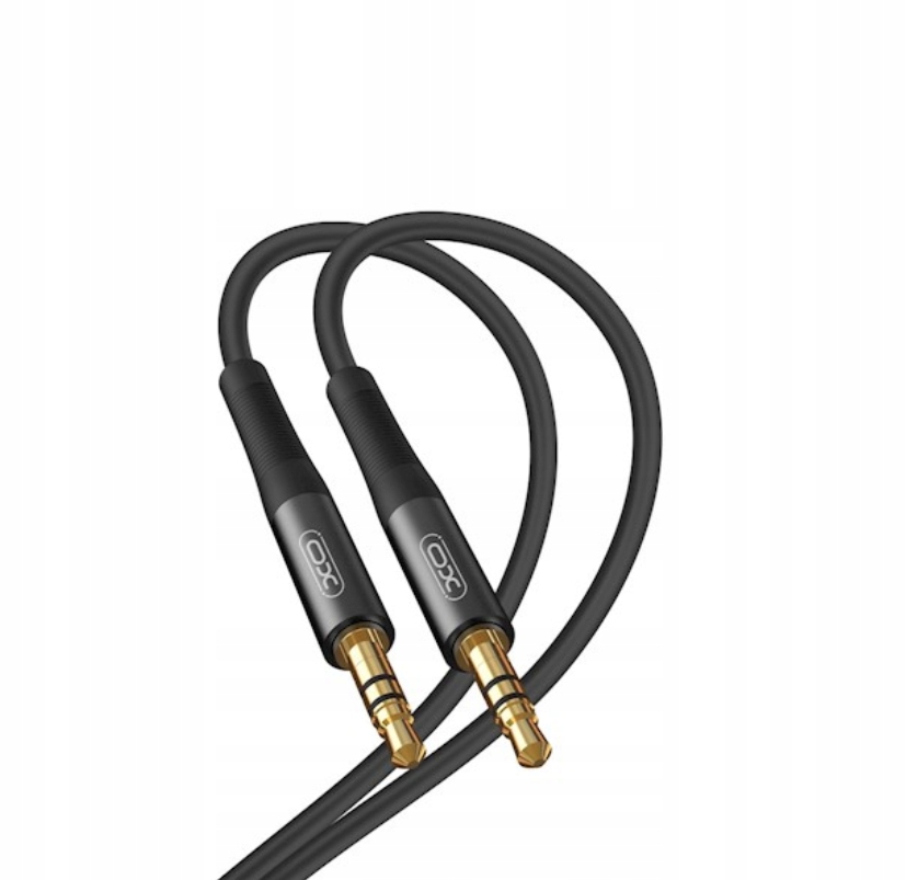 XO kabel audio NB-R175A jack 3,5mm - jack 3,5mm 1,0 m czarny