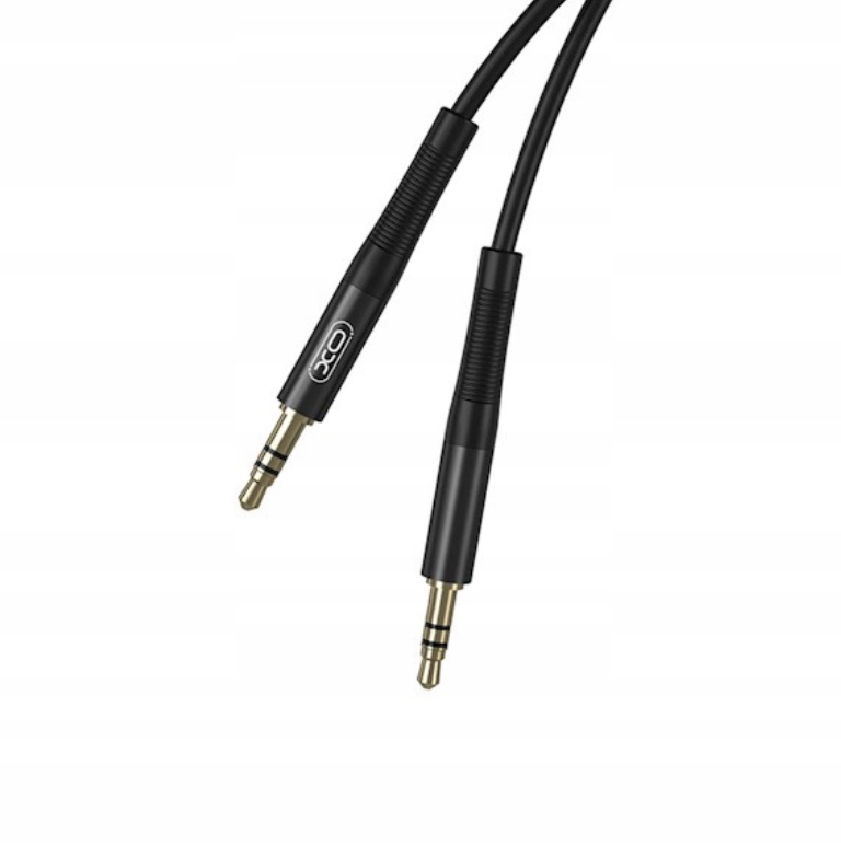 XO kabel audio NB-R175A jack 3,5mm - jack 3,5mm 1,0 m czarny - obrazek 2