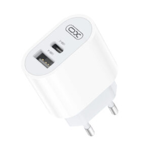 XO ładowarka sieciowa L97 1xUSB 1xUSB-C +kabel USB-C - USB