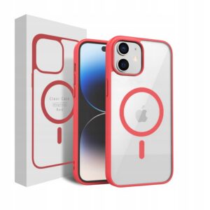 Etui CLEAR CASE kompatybilny z MagSafe do iPhone 11 Red