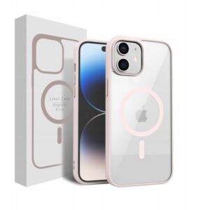 Etui CLEAR CASE kompatybilny z MagSafe do iPhone 11 Pink