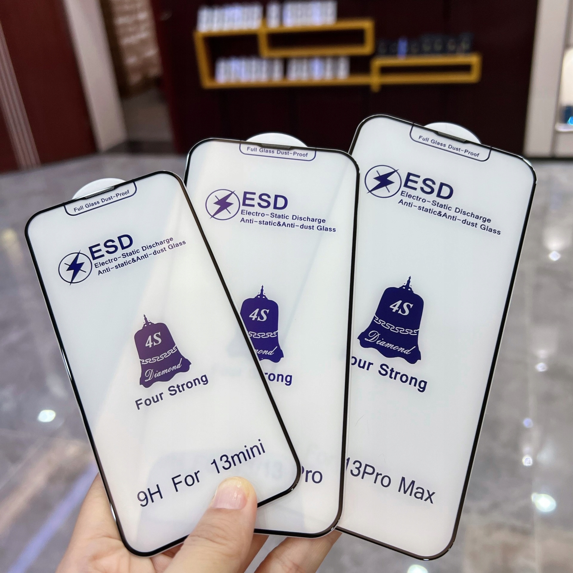 Szkło hartowane Tempered Glass ESD 4s Four Strong 9H do iPhone 15 - obrazek 3