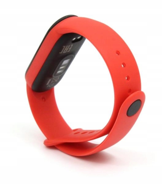 Pasek do Xiaomi Mi Band 5 Mi Band 6 Mi Band 7 15mm czerwony M5 M6 M7 - obrazek 4