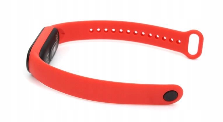 Pasek do Xiaomi Mi Band 5 Mi Band 6 Mi Band 7 15mm czerwony M5 M6 M7 - obrazek 5