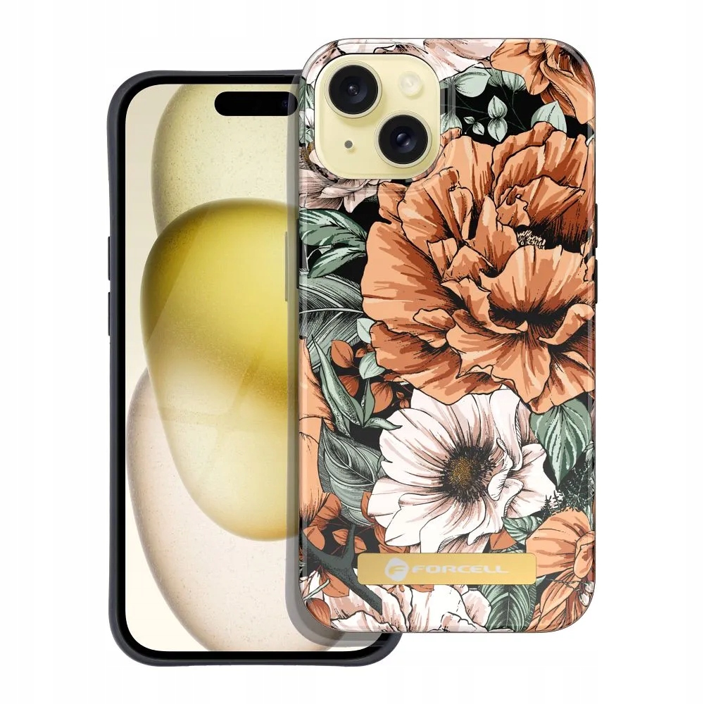 FORCELL F-PROTECT Mirage kompatybilny z MagSafe do IPHONE 15 PRO MAX bloom