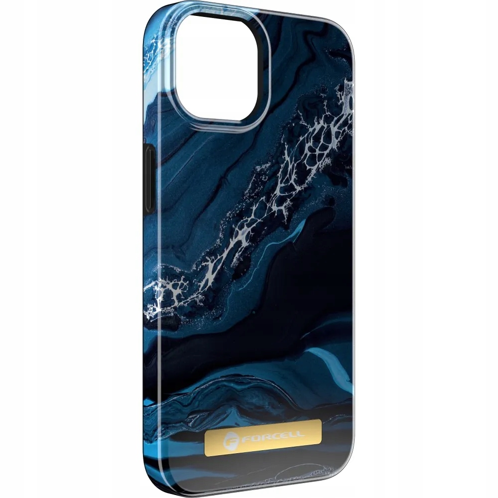 FORCELL F-PROTECT Mirage kompatybilny z MagSafe do IPHONE 15 ocean marble - obrazek 2