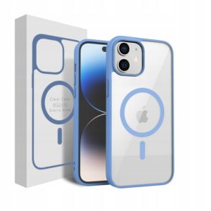 Etui CLEAR CASE kompatybilny z MagSafe do iPhone 12 Mini Sierra Blue