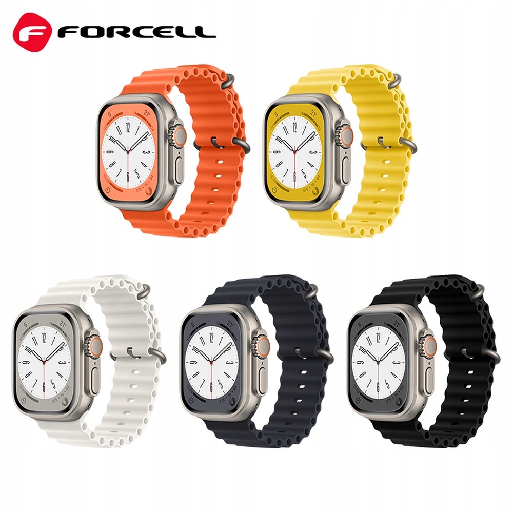 FORCELL F-DESIGN FA12 pasek do APPLE Watch 38 / 40 / 41 mm niebieski - obrazek 5