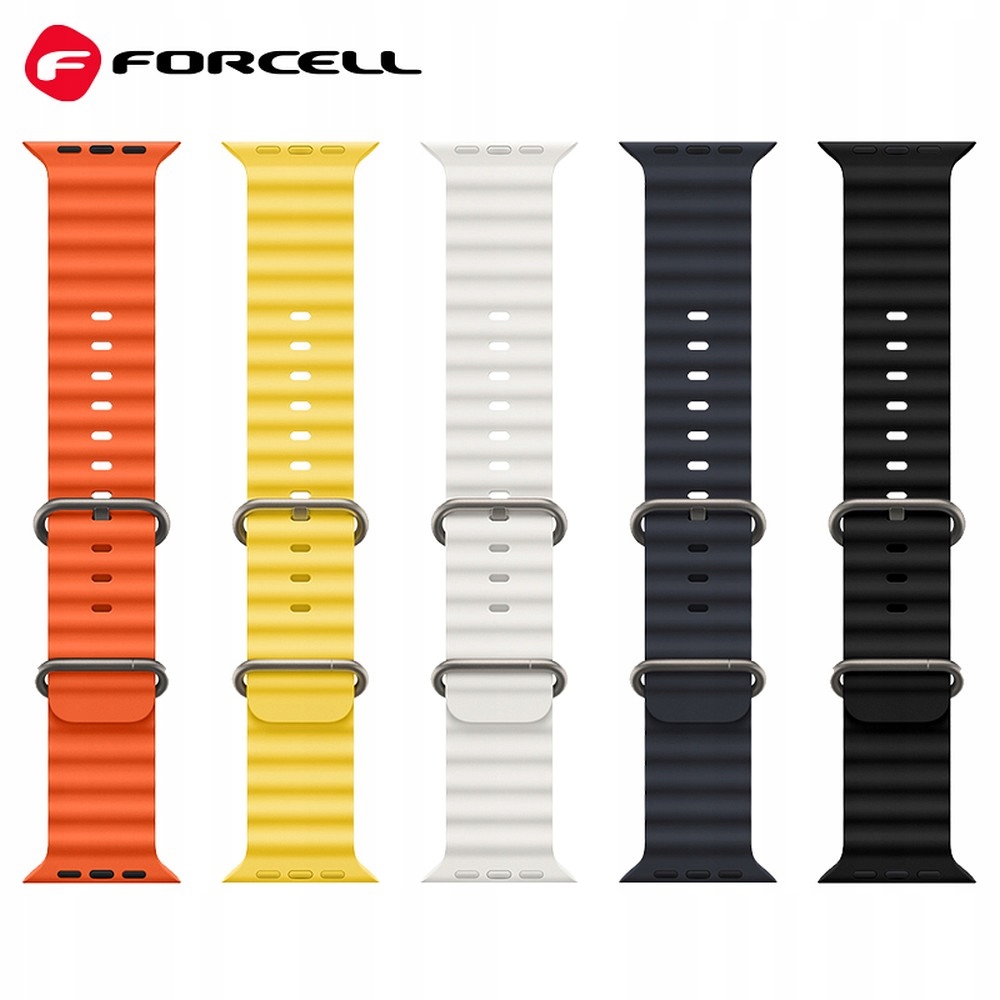 FORCELL F-DESIGN FA12 pasek do APPLE Watch 38 / 40 / 41 mm niebieski - obrazek 6