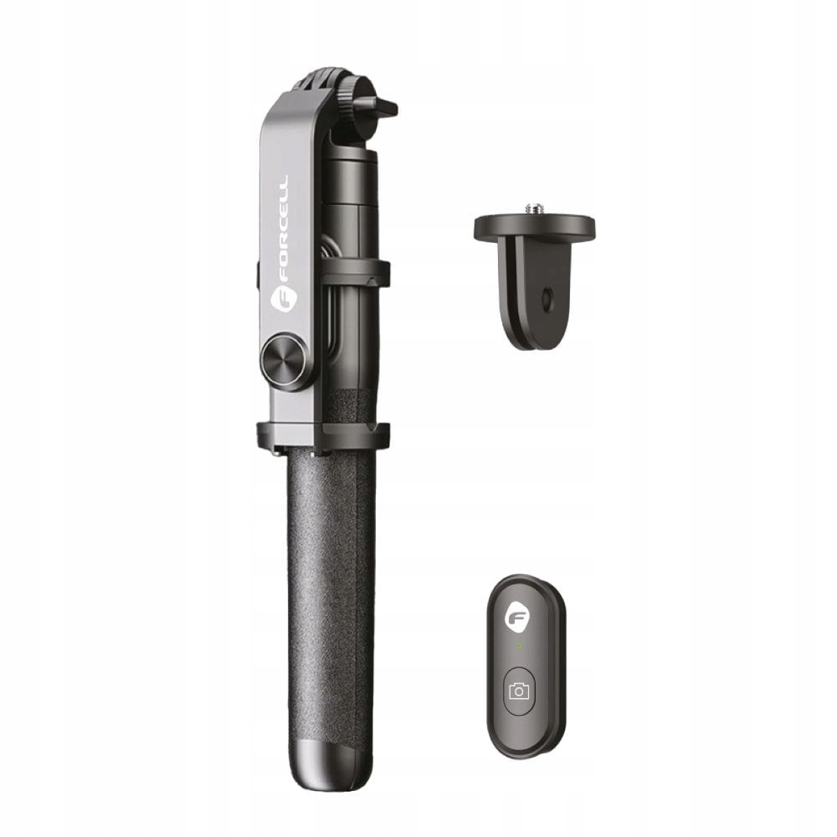 FORCELL selfie stick kijek na telefon 150cm statyw tripod + pilot bluetooth - obrazek 4