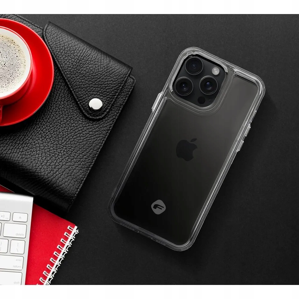 FORCELL F-PROTECT Clear Case futerał do IPHONE 14 Pro transparentny - obrazek 3