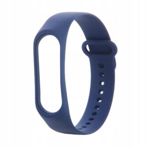 PASEK SILIKONOWY DO XIAOMI MI BAND 5,MI BAND 6,MI BAND 7 GRANATOWY