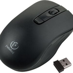 Mysz bezprzewodowa Rebeltec STAR Black optyczna 800-1600DPI 3 przyciski