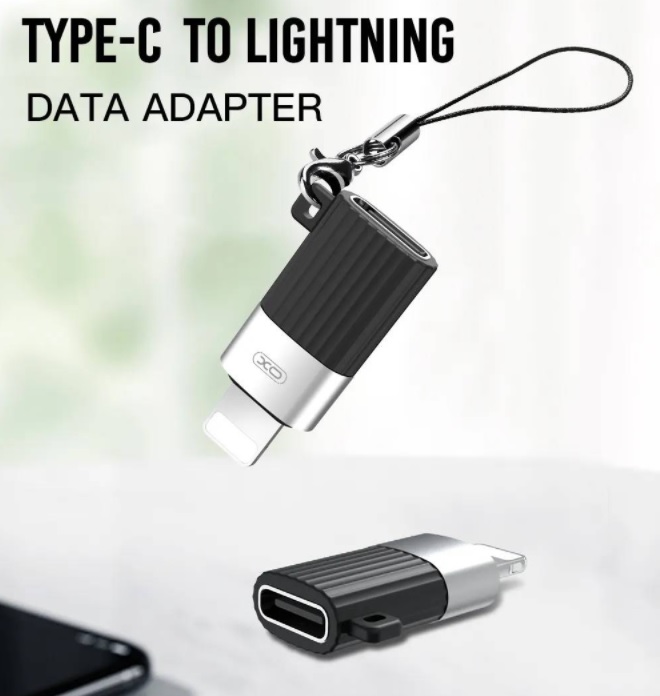 Xo adapter NB149-D usb-c do lightning czarny - obrazek 4