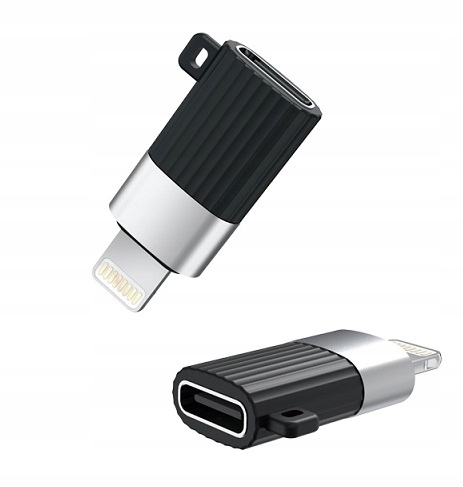 Xo adapter NB149-D usb-c do lightning czarny - obrazek 5