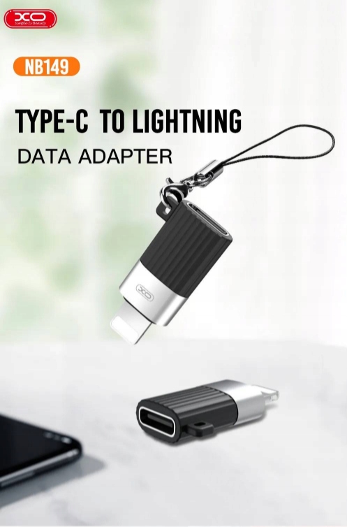 Xo adapter NB149-D usb-c do lightning czarny - obrazek 6