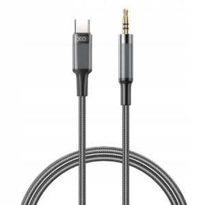 XO kabel audio NB-R279B USB-C - mini jack 3,5mm 1m czarny