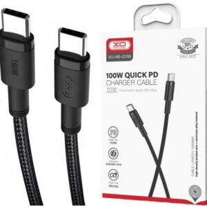 Kabel XO USB typ C - USB typ C 1,5 m czarny