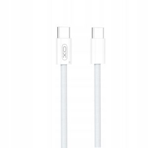 Kabel XO USB typ C - USB typ C 1 m biały