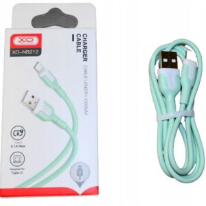 Kabel XO USB - USB typ C 1 m zielony