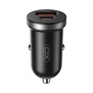 XO szybka ładowarka samochodowa CC56 PD 30W QC 1x USB 1x USB-C czarna