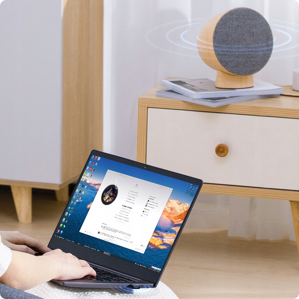 Baseus BA04 mini adapter Bluetooth 5.0 USB odbiornik nadajnik do komputera - obrazek 8