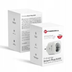 Inteligentne gniazdko 230V Forcell F-Energy EU02 z WiFi,